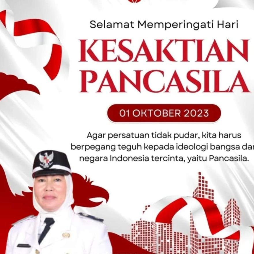 Desa Gedung Boga Mengucapkan Selamat Memperingati Hari Kesaktian Panca Sila